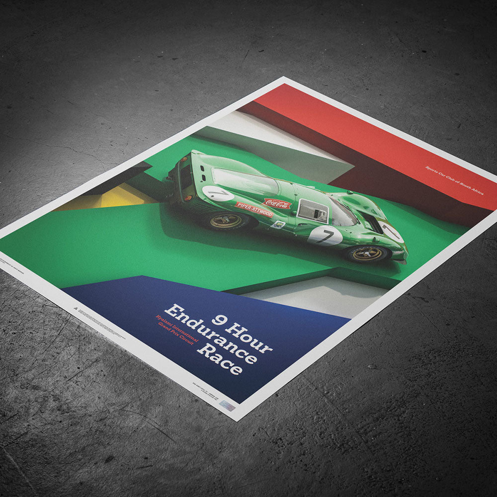 Ferrari 412P Kyalami 1967 Print
