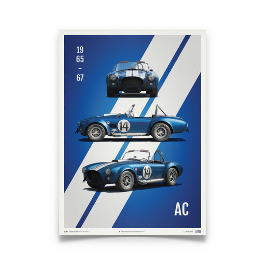 Shelby Cobra Mk III in Blue Print