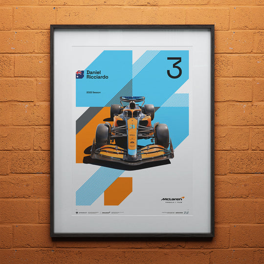 McLaren Formula 1 Team - Daniel Ricciardo - 2022 Limited Edition Print