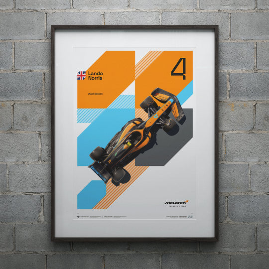 McLaren Formula 1 Team - Lando Norris - 2022 Limited Edition Print