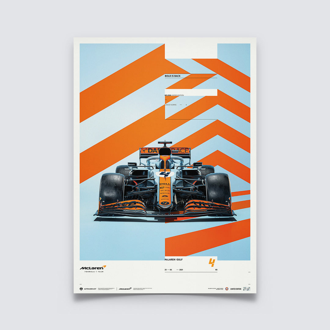 McLaren x Gulf - Lando Norris - 2021 - Limited Edition