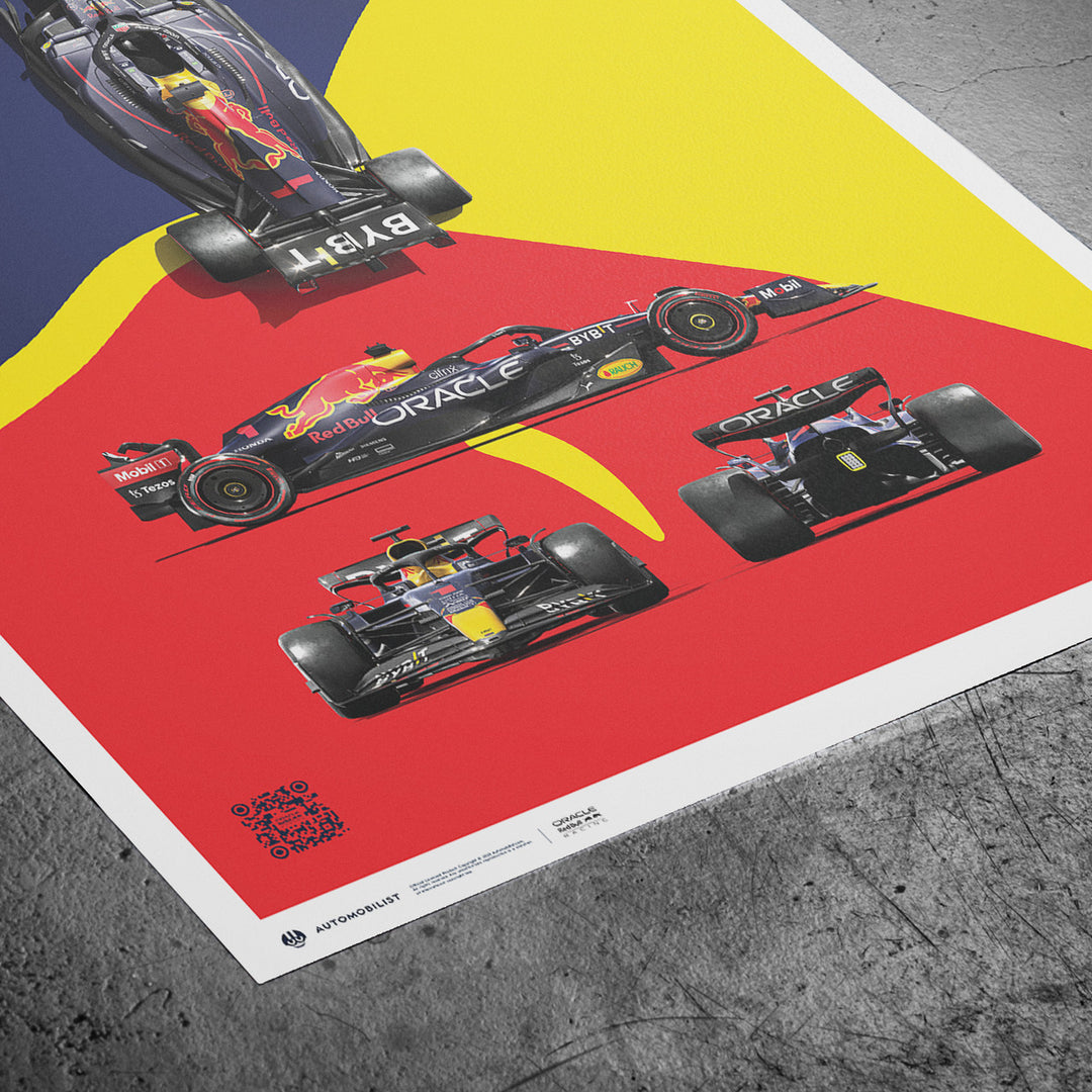 Oracle Red Bull Racing - RB18 - Blueprint - 2022 | Limited Edition