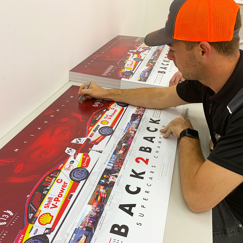 shell v-power racing team scott mclaughlin 'back to... Shell V-Power Racing Team Scott McLaughlin 'Back 2 Back Supercars Cham ...