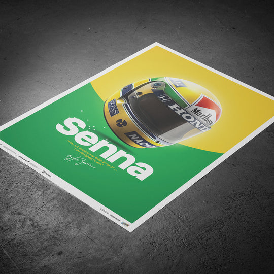 McLaren MP4/4 - Ayrton Senna - Helmet - San Marino GP - 1988 | Limited Edition
