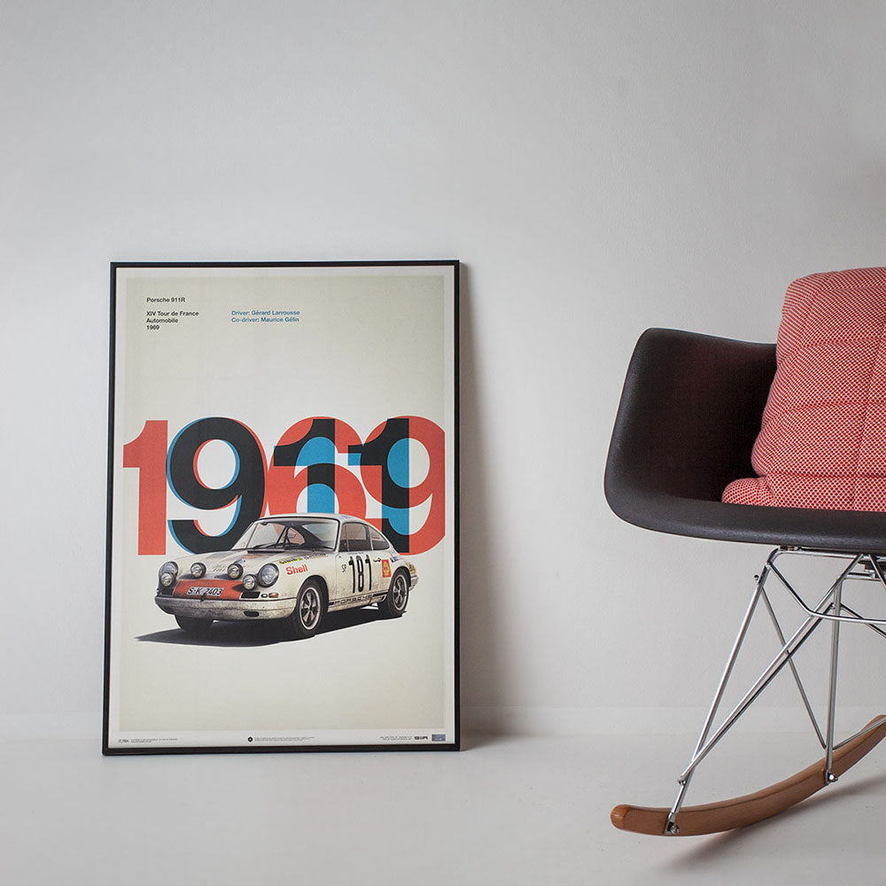 Porsche 911R 1969 Tour De France Automobile Print