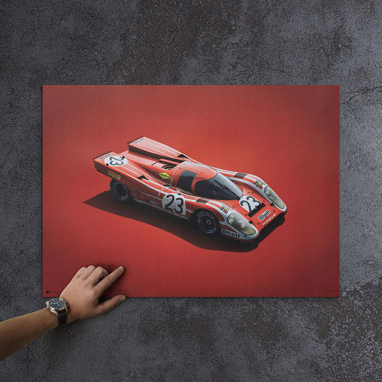 Porsche 917 Salzburg 1970 LeMans 24HR Winner Colors of Speed Print